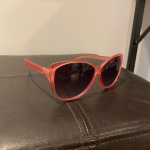 Pink matte sunglasses